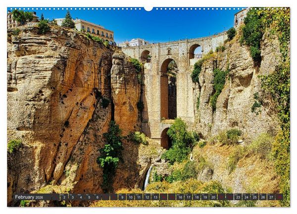 Produktbild: Andalusia sunny side of life (High Quality Premium Wall Calendar 2026 DIN A2 landscape),CALVENDO 12 Month Wall Calendar