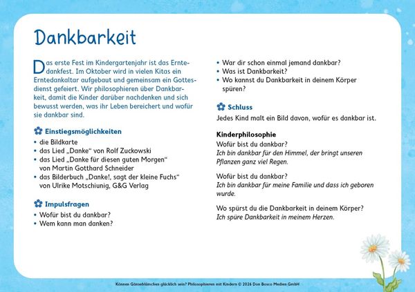 Produktbild: K&ouml;nnen G&auml;nsebl&uuml;mchen gl&uuml;cklich sein? Philosophieren mit Kindern