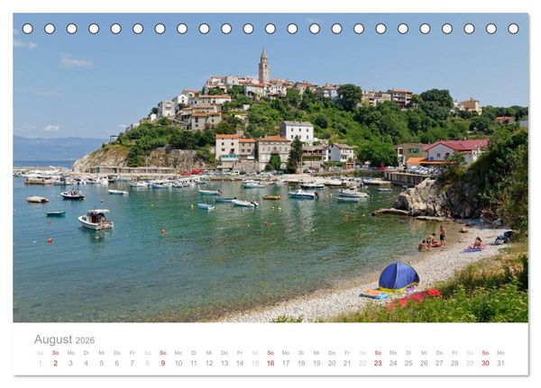 Produktbild: Kroatische Adriak&uuml;ste (Tischkalender 2026 DIN A5 quer), CALVENDO Monatskalender