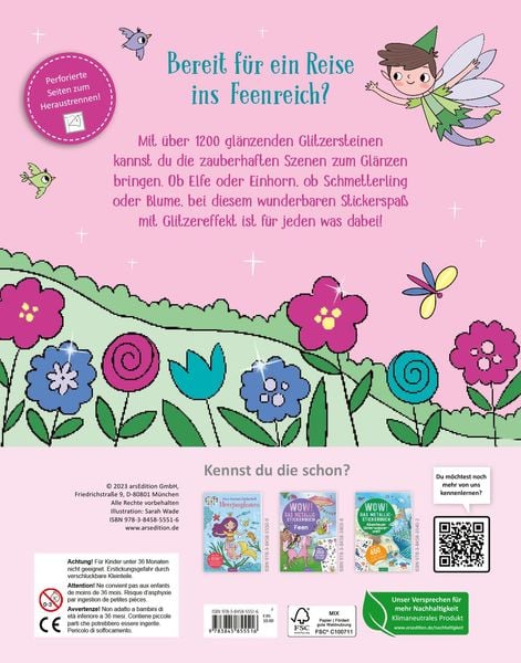 Produktbild: Mein Diamant-Stickerheft &ndash; Feen