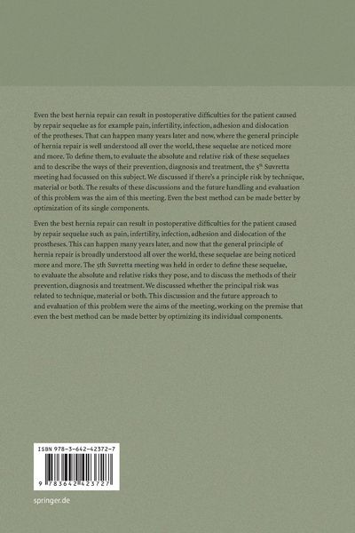 Produktbild: Hernia Repair Sequelae