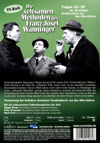 Produktbild: Die seltsamen Methoden des Franz Josef Wanninger Box 2 - Folgen 22-36 [3 DVDs]