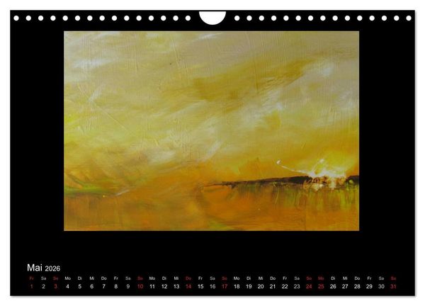Produktbild: Kunstkalender von Michaela Nagel (Wandkalender 2026 DIN A4 quer), CALVENDO Monatskalender