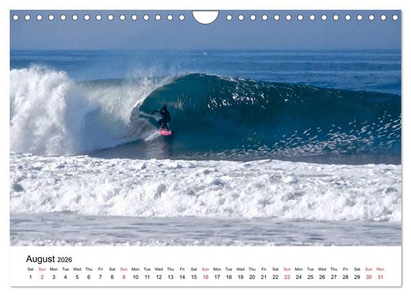 Produktbild: SURFERS AND WAVES (Wall Calendar 2026 DIN A4 landscape), CALVENDO 12 Month Wall Calendar