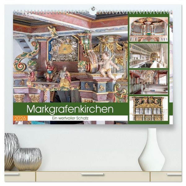 Produktbild: Markgrafenkirchen. Ein wertvoller Schatz (hochwertiger Premium Wandkalender 2026 DIN A2 quer), Kunstdruck in Hochglanz