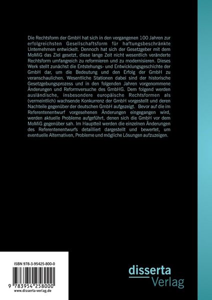 Produktbild: Die GmbH als attraktive Rechtsform in Europa: Die Reform des GmbH-Rechts durch das MoMiG