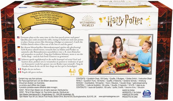 Goldener Schnatz rotierend für Harry Potter Fans Magic Spinner +