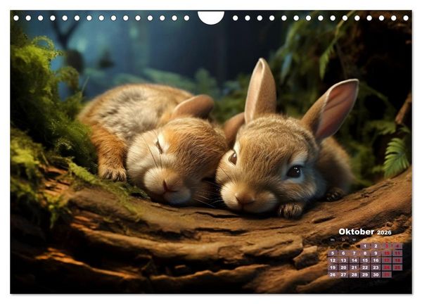 Produktbild: Wenn sie schlafen... (Wandkalender 2026 DIN A4 quer), CALVENDO Monatskalender