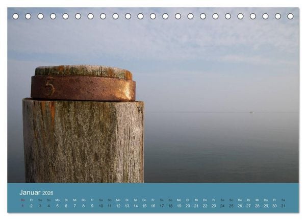 Produktbild: F&ouml;hr 2026. Portr&auml;t einer Insel (Tischkalender 2026 DIN A5 quer), CALVENDO Monatskalender