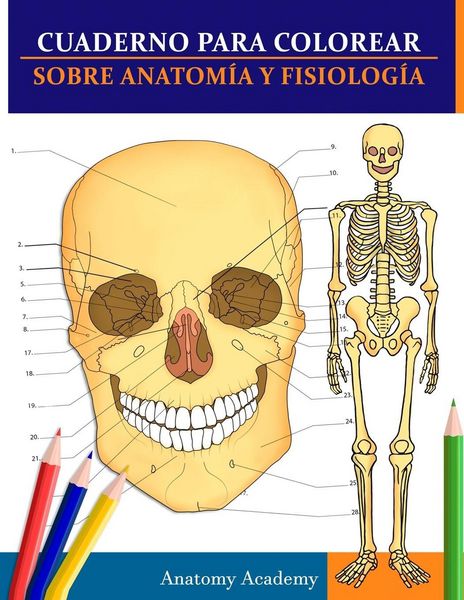 Produktbild: Cuaderno para colorear sobre anatom&iacute;a y fisiolog&iacute;a