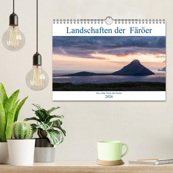 Produktbild: Landschaften Der F&auml;r&ouml;er (Wandkalender 2026 DIN A4 quer), CALVENDO Monatskalender