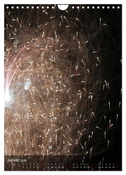 Produktbild: FEUERWERK - Lichtspiele (Wandkalender 2026 DIN A4 hoch), CALVENDO Monatskalender