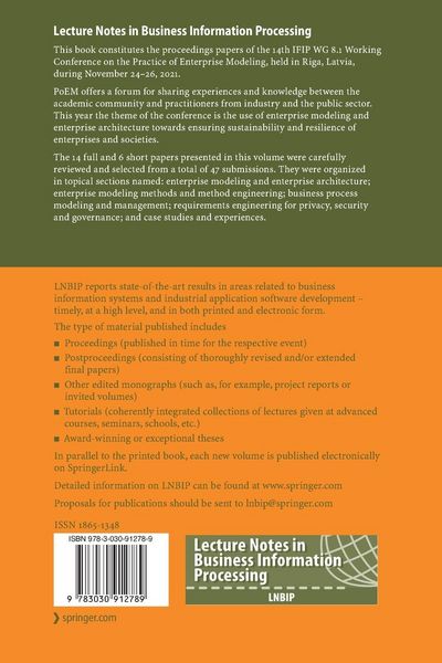 Produktbild: The Practice of Enterprise Modeling
