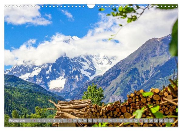 Produktbild: Mont Blanc - Krone der Alpen (Wandkalender 2026 DIN A3 quer), CALVENDO Monatskalender
