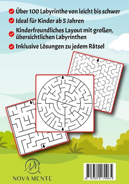 Produktbild: Labyrinthe f&uuml;r Kinder ab 5 Jahren - Band 18