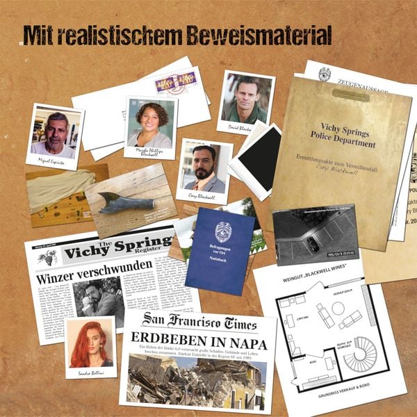 Produktbild: KOSMOS - Murder Mystery Case File - Der Tote im Weinkeller