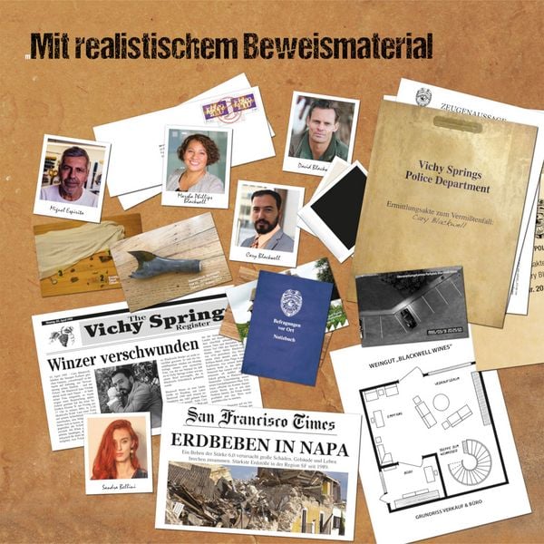 Produktbild: Murder Mystery Case File Der Tote im Weinkeller