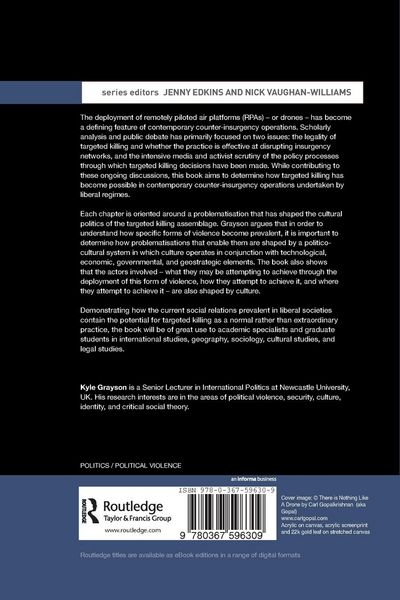 Produktbild: Cultural Politics of Targeted Killing