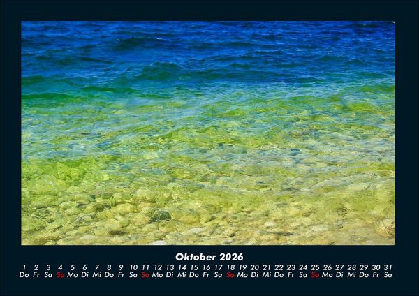 Produktbild: Sehnsucht nach Meer 2026 Fotokalender DIN A4