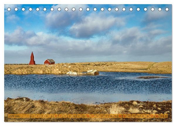 Produktbild: R&oslash;stlandet am Ende von Raum und Zeit (Tischkalender 2026 DIN A5 quer), CALVENDO Monatskalender