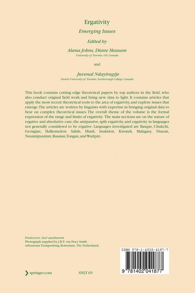 Produktbild: Ergativity