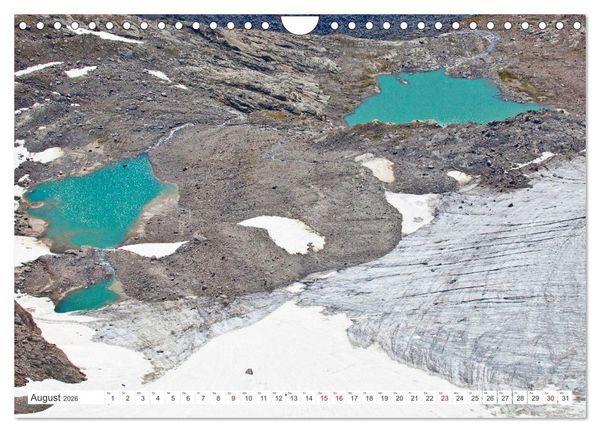 Produktbild: Die Gletscher schmelzen (Wandkalender 2026 DIN A4 quer), CALVENDO Monatskalender