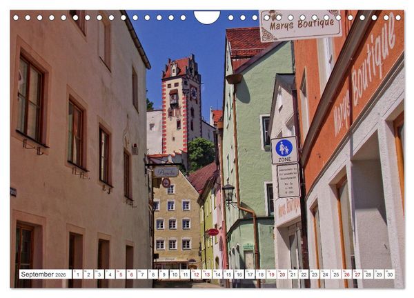 Produktbild: F&uuml;ssen im Allg&auml;u &ndash; Hier genie&szlig;t die Seele eine romantische Zeit (Wandkalender 2026 DIN A4 quer), CALVENDO Monatskalender