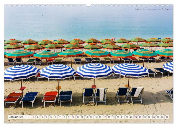Produktbild: Cinque Terre - F&uuml;nf malerische D&ouml;rfer an der ligurischen K&uuml;ste (Wandkalender 2026 DIN A2 quer), CALVENDO Monatskalender