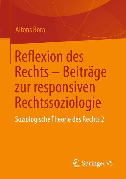 Produktbild: Reflexion des Rechts - Beitr&auml;ge zur responsiven Rechtssoziologie
