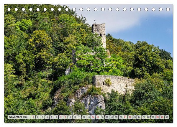 Produktbild: Unterwegs im Gro&szlig;en Lautertal (Tischkalender 2026 DIN A5 quer), CALVENDO Monatskalender