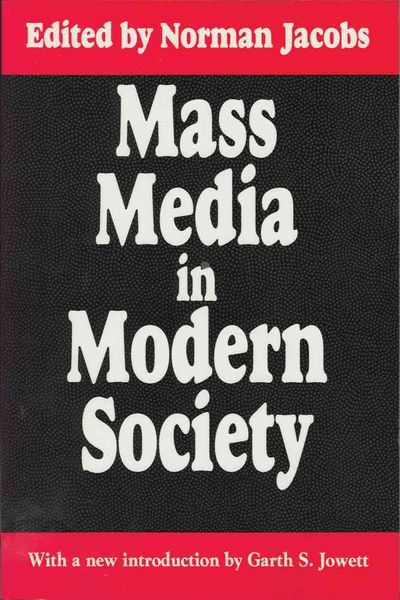 Produktbild: Jacobs, N: Mass Media in Modern Society