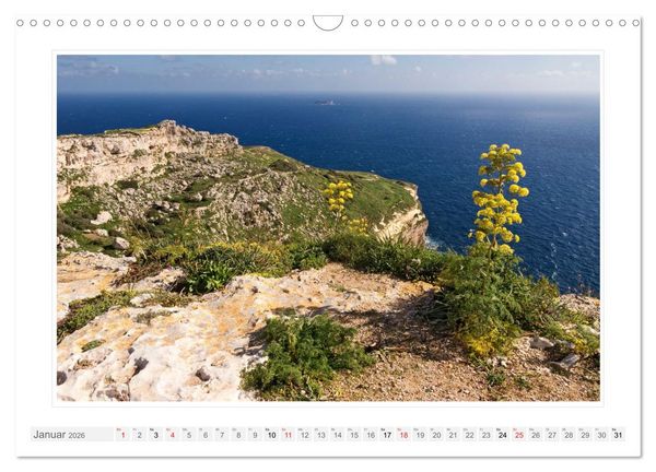 Produktbild: Malta. Impressionen einer Insel (Wandkalender 2026 DIN A3 quer), CALVENDO Monatskalender