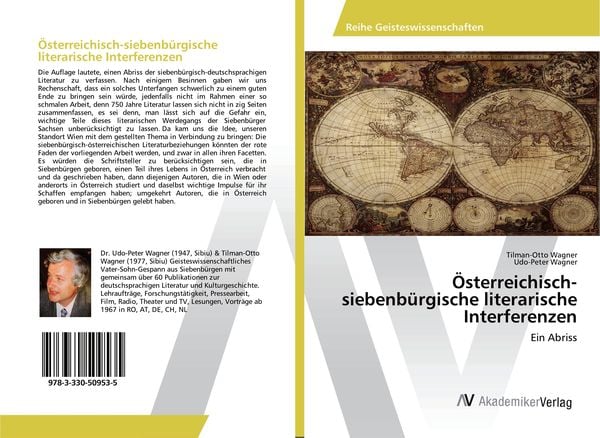 Österreichisch-siebenbürgische literarische Interferenzen, Taschenbuch von Tilman-Otto Wagner , Udo-Peter Wagner, AV Akademikerverlag, 9783330509535