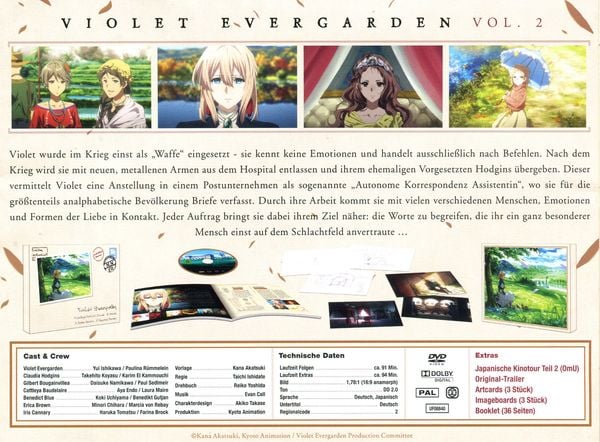Produktbild: Violet Evergarden - St. 1 - Vol. 2