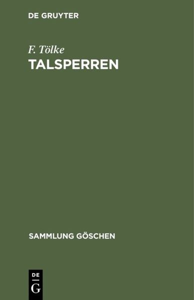 Produktbild: Talsperren