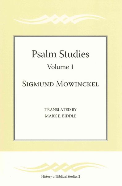 Produktbild: Psalm Studies, Volume 1