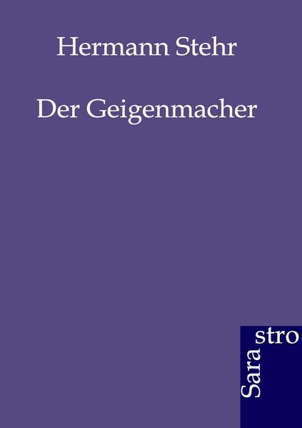 Produktbild: Der Geigenmacher