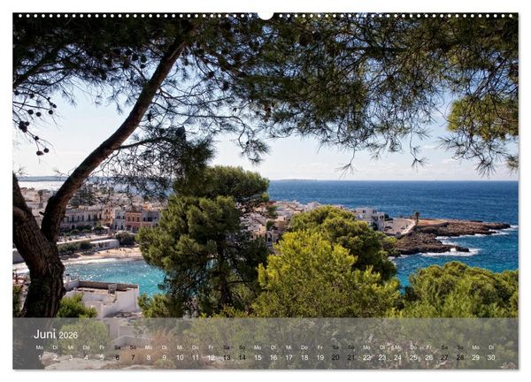Produktbild: Der K&uuml;ste entlang im Salento (Wandkalender 2026 DIN A2 quer), CALVENDO Monatskalender