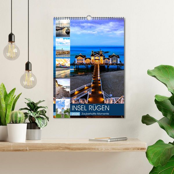 Produktbild: INSEL R&Uuml;GEN - Zauberhafte Momente (Wandkalender 2026 DIN A3 hoch), CALVENDO Monatskalender