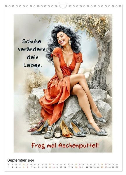 Produktbild: FRAU.PUNKT. (Wandkalender 2026 DIN A3 hoch), CALVENDO Monatskalender