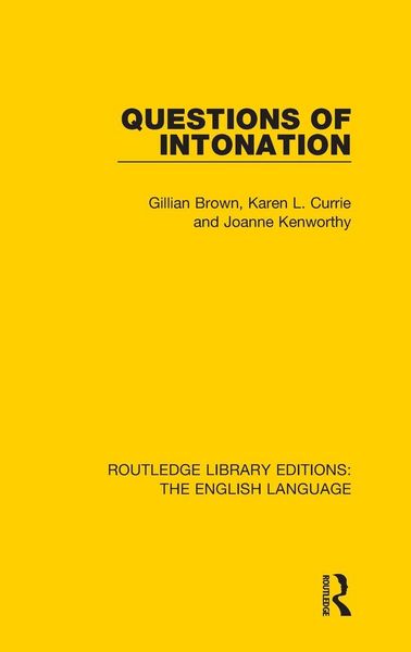 Produktbild: Questions of Intonation
