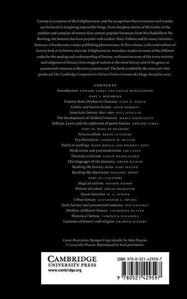 Produktbild: The Cambridge Companion to Fantasy Literature