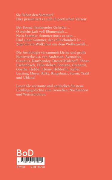 Produktbild: Sommergedichte
