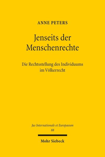 Produktbild: Jenseits der Menschenrechte