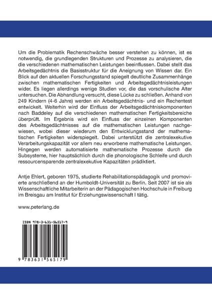 Produktbild: Arbeitsged&auml;chtnis und Rechnen im Vorschulalter