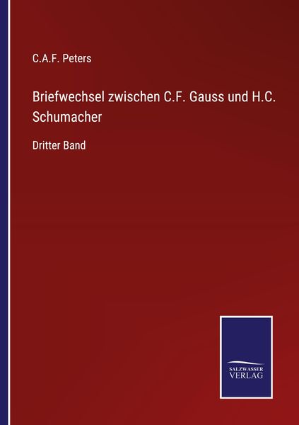 Produktbild: Briefwechsel zwischen C.F. Gauss und H.C. Schumacher