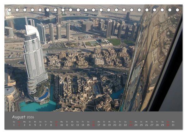 Produktbild: Dubai. Glanz unter der Sonne Arabiens (Tischkalender 2026 DIN A5 quer), CALVENDO Monatskalender