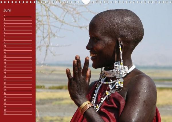 Produktbild: Faszination Afrika: Massai Geburtstagskalender (Wandkalender immerw&auml;hrend DIN A4 quer)