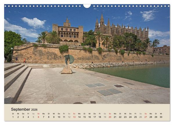 Produktbild: Mallorca - Traumhafte Balearen Insel (Wandkalender 2026 DIN A3 quer), CALVENDO Monatskalender