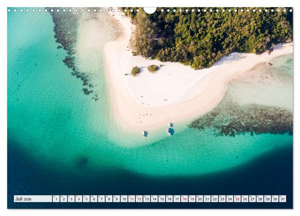 Produktbild: Thailand - Postkarten aus dem Land des L&auml;chelns (Wandkalender 2026 DIN A3 quer), CALVENDO Monatskalender